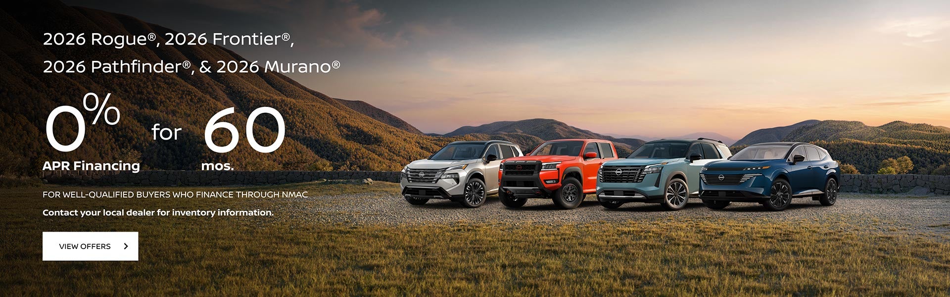 0% APR Financing for 60 mos.