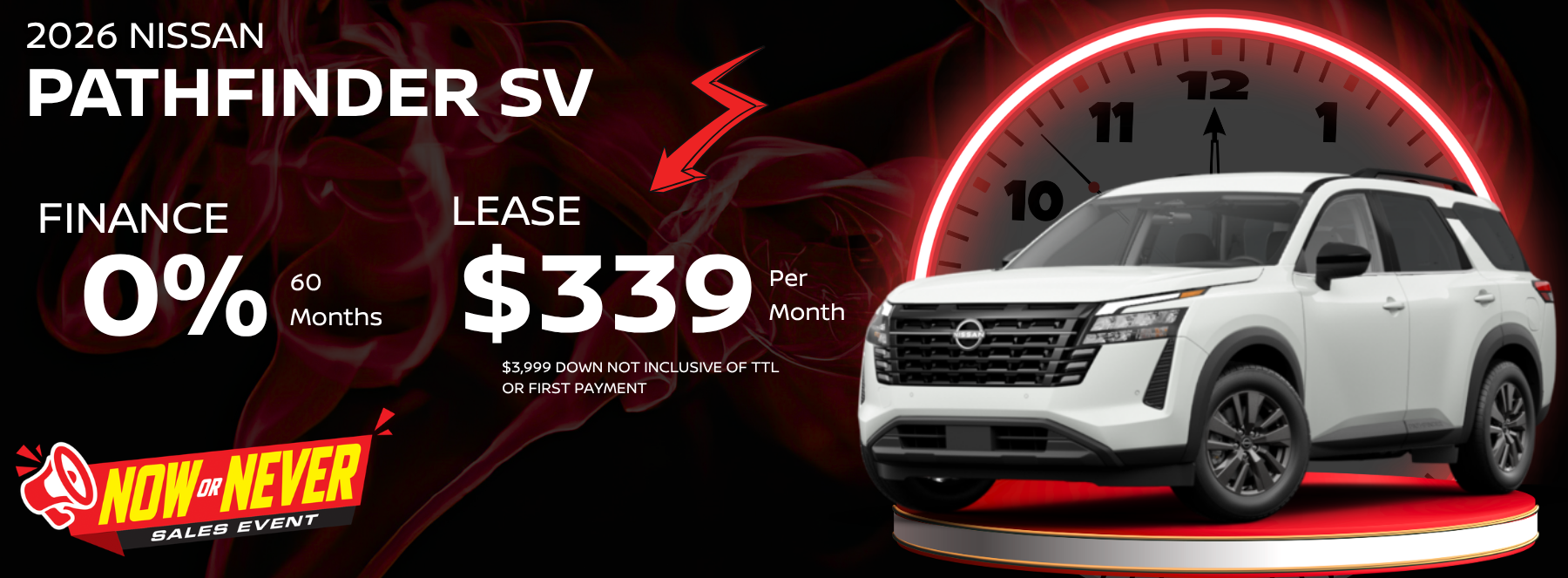 Nissan Pathfinder SV Offers